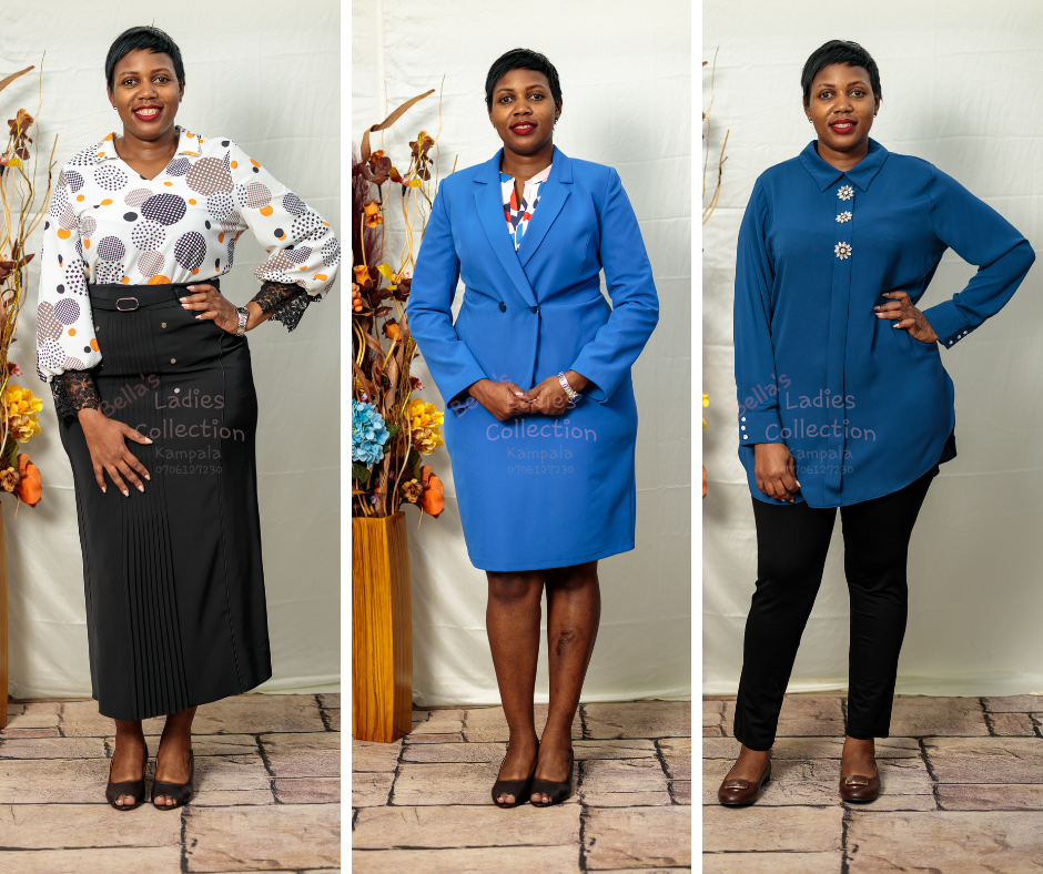 Round Dresses and Ladies Suits in Kampala | Bella’s Ladies Collection